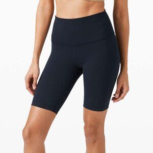 lululemon Wunder Train High-Rise Short 8" in True Navy